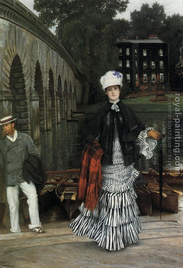 James Tissot : The Return from the Boating Trip James Tissot : The Return from the Boating Trip